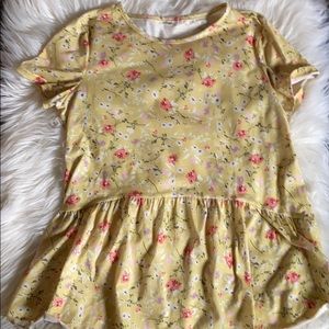 Floral Baby Doll Top